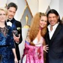 Producer Cara Speller, guest, Chloe Trujillo and musician Robert Trujillo attend the 89th Annual Academy Awards at Hollywood & Highland Center on February 26, 2017 in Hollywood, California - 454 x 303