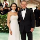 Matt Damon and Luciana Barroso:  Met Gala 2024