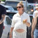 Ashley Tisdale – Stylish mama-to-be enjoying coffee in Studio City - 454 x 561