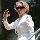 Sharon Stone – Heads to a friend’s house in Beverly Hills - 454 x 681