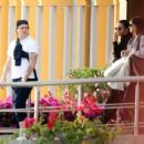 Nicola Peltz – With Selena Gomez Arrived at a private airport in Los Cabos