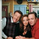Jerry Stiller, Leah Remini and Kevin James in The King of Queens.