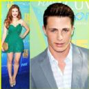 Holland Roden and Colton Haynes