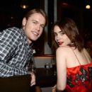 Lily Collins and Chord Overstreet - 454 x 548