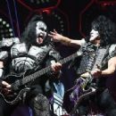 Paul Stanley of KISS performs during their End Of The Road World Tour at The Forum on February 16, 2019 in Inglewood, California