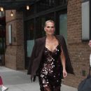 Molly Sims – Is seen in sparkling dress in New York - 454 x 828