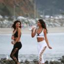 CJ Franco and Raven Lexy – Photoshoot for new campaign in Malibu - 454 x 681