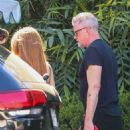 Rumer Willis – With Eric Dane meet up at San Vicente Bungalows in West Hollywood - 454 x 681
