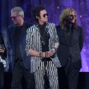 Glenn Hughes attends the 31st Annual Rock And Roll Hall Of Fame Induction Ceremony at Barclays Center on April 8, 2016 in New York City - 454 x 353