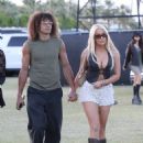 Tana Mongeau – With Adam Dubuc seen at Coachella - 454 x 605