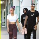 Blac Chyna and Demetrius Harris at Nail Garden in Los Angeles, California - August 12, 2017 - 454 x 640
