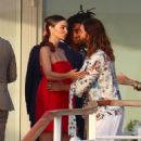 Miranda Kerr – Seen with Paris Hilton and Jared Leto at the Hotel du Cap Eden Roc in Antibes - 454 x 681