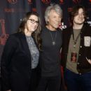 Dorothea Hurley, Jon Bon Jovi, and Romeo Bongiovi appear at the Fifth Annual LOVE ROCKS NYC Benefit Concert Livestream at the Beacon Theatre on June 3, 2021 in NYC - 454 x 308
