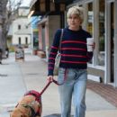 Selma Blair – Seen with her service dog Scout near her home in Studio City