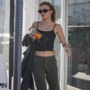 Lily-Rose Depp – Shopping at Reformation Vintage on Melrose Ave in West Hollywood - 454 x 681