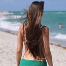 Grace Boor – In a bikini on the beach in Miami - 454 x 681