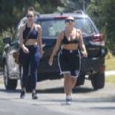 Jesy Nelson – Out for a walk in Calabasas - 454 x 302
