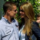 David Coulthard and his lovely girlfriend at Canadian GP in Jun 10, 2001 - 454 x 268
