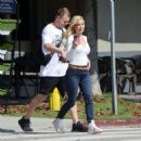 Heidi Montag – With Spencer Pratt seen as they exit a Los Angeles eatery - 454 x 460