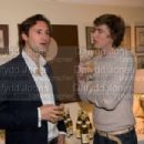 Tristan Hoare and Hugo Wilson at Aatish Taseer book launch party - 30 March 2009