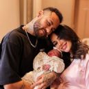 Neymar welcomes the birth of his daughter Mavie with girlfriend Bruna Biancardi as couple share sweet snaps of their first child together