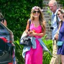 Audrina Patridge – Wears a floral headband while out in Hollywood