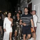 Nicole Scherzinger – With boyfriend Thom Evans celebrating Nicole’s 44th birthday in Greece - 454 x 619