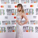 Taylor Swift at the 2021 BRIT Awards