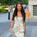 April Banbury – Arriving at Kiss Summer Soiree 2.0 at Sabine Rooftop Bar in London - 454 x 416