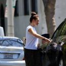Minka Kelly – Spotted leaving a friend’s house in West Hollywood