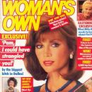 Victoria Principal - Woman's Own Magazine Cover [United Kingdom] (29 August 1987)