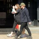 Georgia Groome and Rupert Grint – Baby bump in North London - 454 x 465