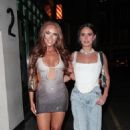 Demi Jones – With Olivia Hawkins Seen at Mano in London - 454 x 681