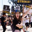 Brittany Curran – Support SAG Strike at Universal Studios in Hollywood - 454 x 681