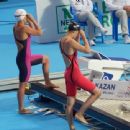 Moldovan female breaststroke swimmers