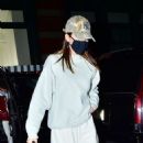 Kendall Jenner – Dons Yeezy sweat suit while arriving in New York
