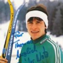 West German cross-country skiers