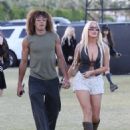 Tana Mongeau – With Adam Dubuc seen at Coachella