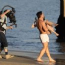 Ciara Bravo – On the set of upcoming project on the beach in Malibu - 454 x 303