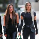 Chloe Sims &#8211; With Frankie and Demi visiting UTA in Beverly Hills
