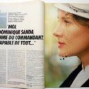 Dominique Sanda - L'Ebdo Magazine Pictorial [France] (19 December 1984) - 454 x 330