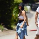 Shay Mitchell in Shorts – Out in Los Angeles