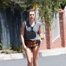 Elizabeth Olsen – Out for a jog in Los Angeles - 454 x 655