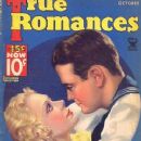 Alice Faye, Lew Ayres - True Romances Magazine Cover [United States] (October 1934)
