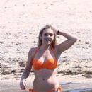 Chelsy Davy in Orange Bikini on holiday in Saint Tropez - 454 x 681