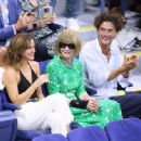 Emma Watson – And Ana Wintour attend the quarter final at The US Open in New York City - 454 x 334