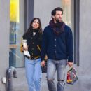 Eiza Gonzalez – With boyfriend Paul Rabil seen on a stroll in SoHo in New York City - 454 x 593