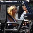 Gwyneth Paltrow – With her son Moses out for a ride in the Hamptons - 454 x 598