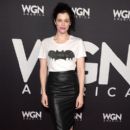 Jessica De Gouw attends WGN America's cocktail reception for 'Salem,' 'Outsiders,' and 'Underground' during New York Comic Con 2016 at The Standard Highline on October 8, 2016 in New York City