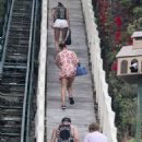 Hailey and Justin Bieber and Kendall Jenner – Pictured at the Kardashian’s beach house in Malibu